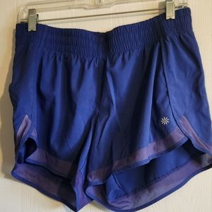 Size M Blue/Purple Athleta Workout Shorts